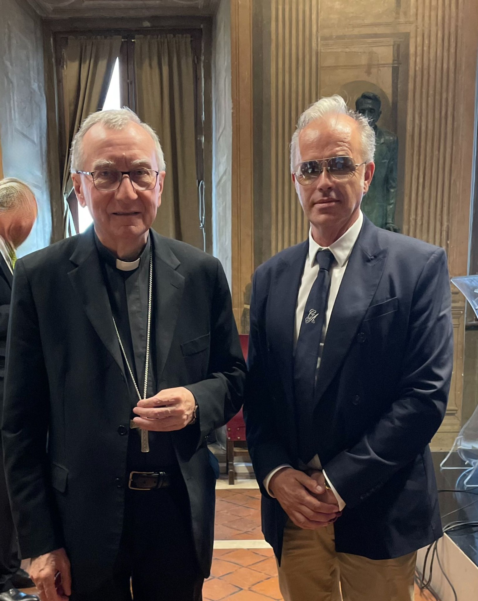 con s.e. cardinale Parolin