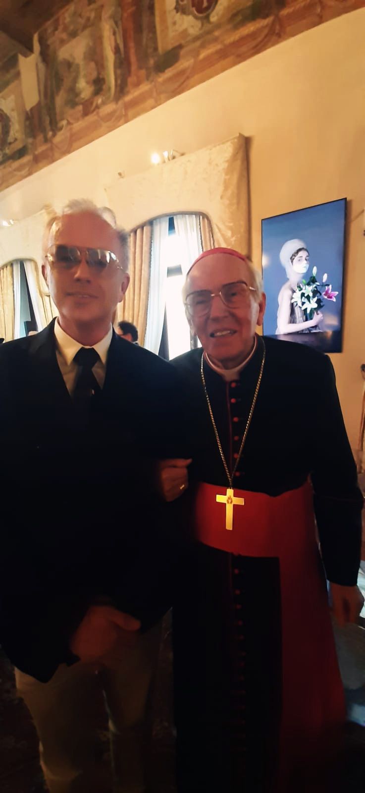 con s.e. cardinale Re